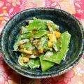 シャンプーハット's cooksnap of when they made 手抜きでゴメン★絹さやマヨふりかけ和え.