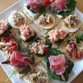 7pockets's cooksnap of when they made カナッペ４種♪.