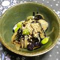 シャンプーハット's cooksnap of when they made 茄子と玉葱の塩昆布おかか胡麻和え.
