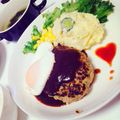 クックUEBRBM☆'s cooksnap of when they made 肉汁たっぷり♪ソースもキメテ★ハンバーグ.