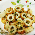 シビシビさん's cooksnap of when they made ☆ちくわの磯辺焼き マヨネーズ風味☆.