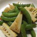 ともぷぅー's cooksnap of when they made 竹の子とスナップエンドウのバター醤油炒め.
