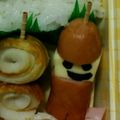 ma___111's cooksnap of when they made チーズウインナー君☆お弁当に☆キャラ弁☆.