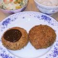 maimaso's cooksnap of when they made ヘルシー☆おからとキャベツのミンチカツ.