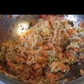 りらずきん's cooksnap of when they made 人参ジュースの絞りかすで♪ 春雨サラダ.