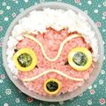 シャンプーハット's cooksnap of when they made ジブリ❈キャラ弁　もののけ姫　サン.