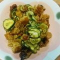 momolover's cooksnap of when they made 鶏皮のカリカリ焼きの中華サラダ☆.