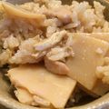 rosakei's cooksnap of when they made 鶏肉の入った、たけのこごはん.