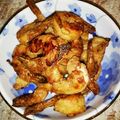 フルムーンママ's cooksnap of when they made 最強おつまみ✨揚げないむき海老✨材料②.