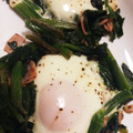 ゆーcha's cooksnap of when they made ほうれん草の巣ごもり卵.