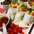 くみちょ～～'s cooksnap of when they made 野菜たっぷり♪アボカド入り生春巻き♪.