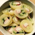 やま＊みず's cooksnap of when they made カニカマときゅうりのキャベツロールサラダ.