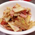 しゅくやん's cooksnap of when they made ウドとベーコンの炒め物.