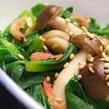 shinyui's cooksnap of when they made ✿青菜の桜エビ炒め✿.