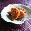 kebeibiko's cooksnap of when they made お弁当に＊蓮根の肉詰め照り焼き.