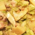 もこもこぼんぼん's cooksnap of when they made 筍と鶏肉と春キャベツの和風クリーム煮.