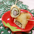 赤い電話's cooksnap of when they made かにかまの油揚げくるくる.