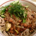 とまとま１０'s cooksnap of when they made ☆アボカド・岩のり・納豆・たこのパスタ☆.