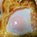 息子四人's cooksnap of when they made 簡単絶品エッグトースト.