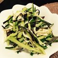 saya♡♡'s cooksnap of when they made 3分クッキング 中華クラゲ＆きゅうり和え.