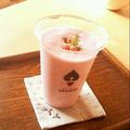 aas＠31's cooksnap of when they made ストロベリーヨーグルトスムージー♬.