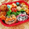 saorin0603's cooksnap of when they made ＊キャラ弁＊詰めるだけ簡単バイキンマン♪.