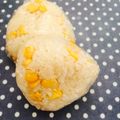 ＊marble＊'s cooksnap of when they made ＊めんつゆバターのコーンおにぎり＊.