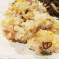 mamekaya's cooksnap of when they made 簡単！ランチに！激ウマおかかチャーハン☆.