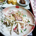 ＴＯＭＯＷＡＴ's cooksnap of when they made ✿３種の大根のワサビマヨネーズ和え✿.