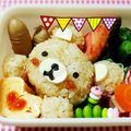 ♡chaco♡'s cooksnap of when they made ☆キャラ弁☆...リラックマ.