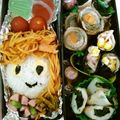 ひーたんとん１１２０'s cooksnap of when they made 【キャラ弁】三つ編みの女の子.