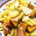 みどりなべ's cooksnap of when they made かぼちゃのクリーミィマヨパスタ.