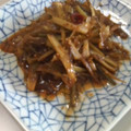 fumin1107's cooksnap of when they made うどの皮のきんぴら.