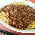 SaKiBitCh's cooksnap of when they made ✿ひき肉あんかけ焼きそば✿.
