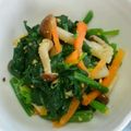 taako1552's cooksnap of when they made ほうれん草としめじのゴマ和え.
