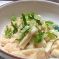 とん589's cooksnap of when they made 長いもサラダ✿めんたいソース和え.