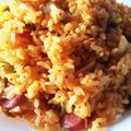 tyluv's cooksnap of when they made ♪ 黄金の ♪ 豚キムチチャーハン.