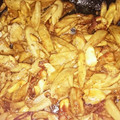 祐くま's cooksnap of when they made 簡単に豚肉とごぼうの甘辛みそ炒め.
