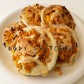 papikun's cooksnap of when they made 子供に人気！かぼちゃのピザ✿煮物リメイク.