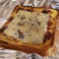 めば五郎's cooksnap of when they made パンプディング☆チーズタルト風トースト★.