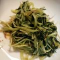 抹茶ちゃちゃ's cooksnap of when they made 空芯菜の新芽のにんにく炒め.