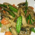 su.mo.o's cooksnap of when they made 簡単に豚肉とごぼうの甘辛みそ炒め.