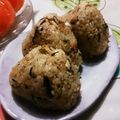 3mamakuma's cooksnap of when they made 「油揚げと海藻の炊き込み」おにぎり.