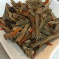 cacao3's cooksnap of when they made 定番のきんぴらごぼう～しめじ入り～.