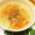 こみなこ's cooksnap of when they made ごぼう・人参・玉葱・ベーコンのスープ.