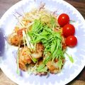 hihihi♪'s cooksnap of when they made 鶏モモ肉のカリカリ甘辛酢ソ−スかけ.