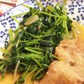 messier225's cooksnap of when they made 豆苗のニンニク炒め.