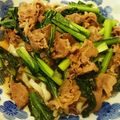 fukudoru's cooksnap of when they made ランチや夕飯に！牛肉と小松菜冷やしうどん.