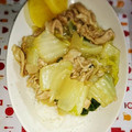 ☆jnk☆'s cooksnap of when they made 豚肉と白菜のオイマヨ炒め.