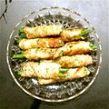 Shinonoge's cooksnap of when they made カリカリ豚バラのインゲン巻き.